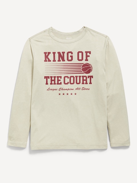 CloudMotion Long-Sleeve Performance T-Shirt for Boys