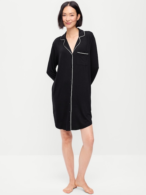 Knit Jersey Sleep Dress