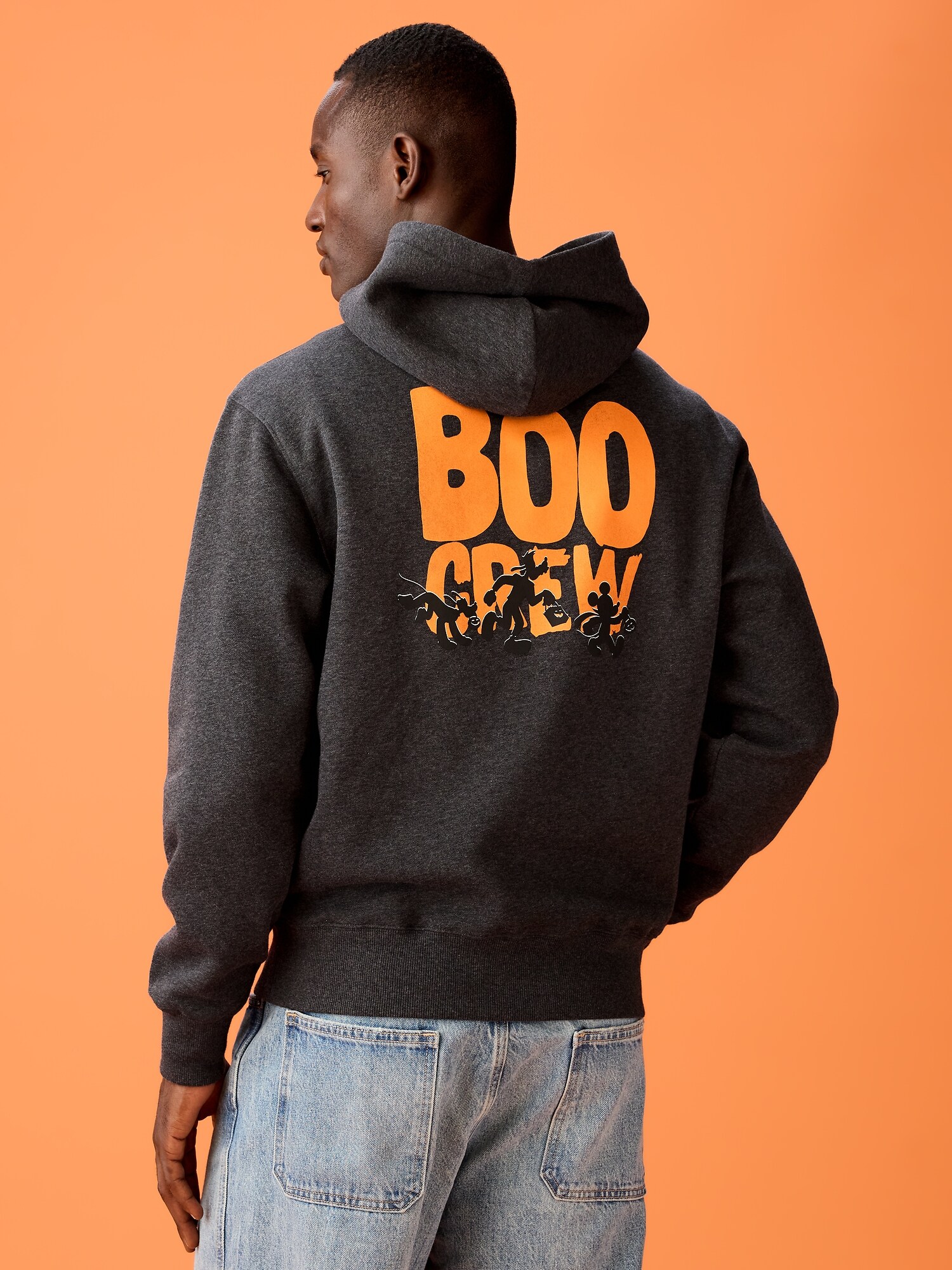 Мужское худи Old Navy x Disney Mickey Mouse for Men, цвет: Boo! — фото 2
