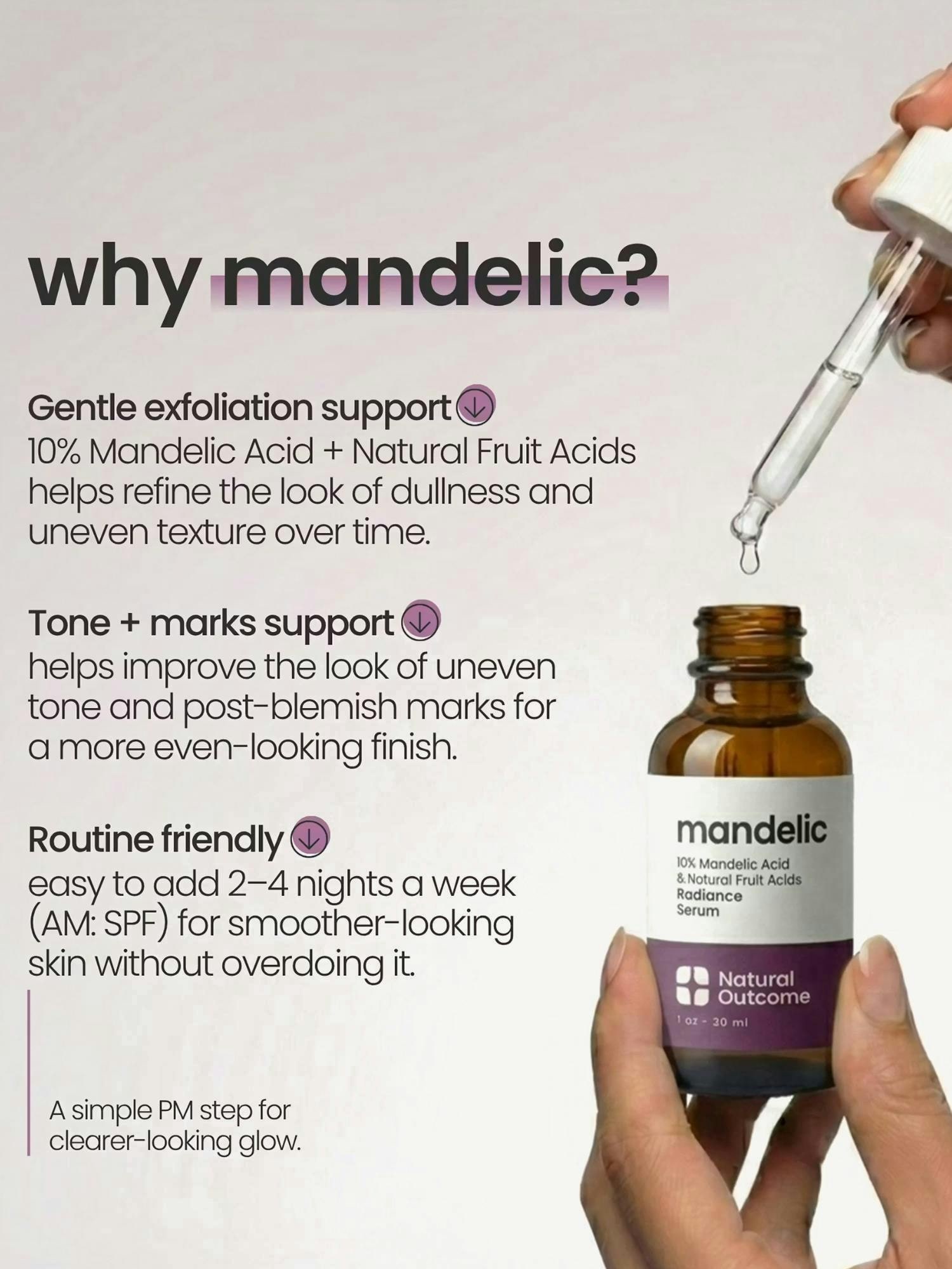 Natural Outcome Mandelic Acid Serum