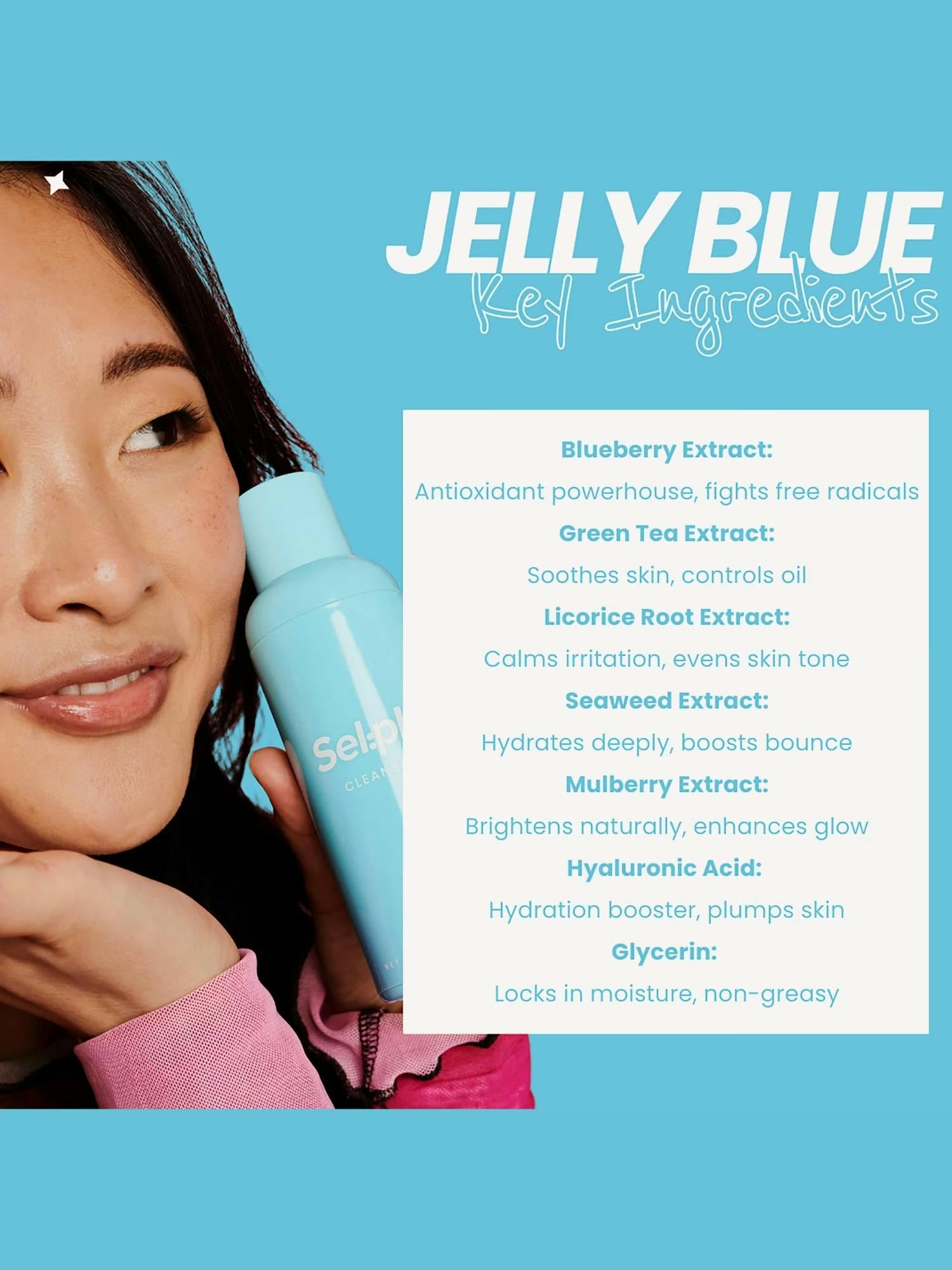Selph Jelly Blue Superfood Cleanser