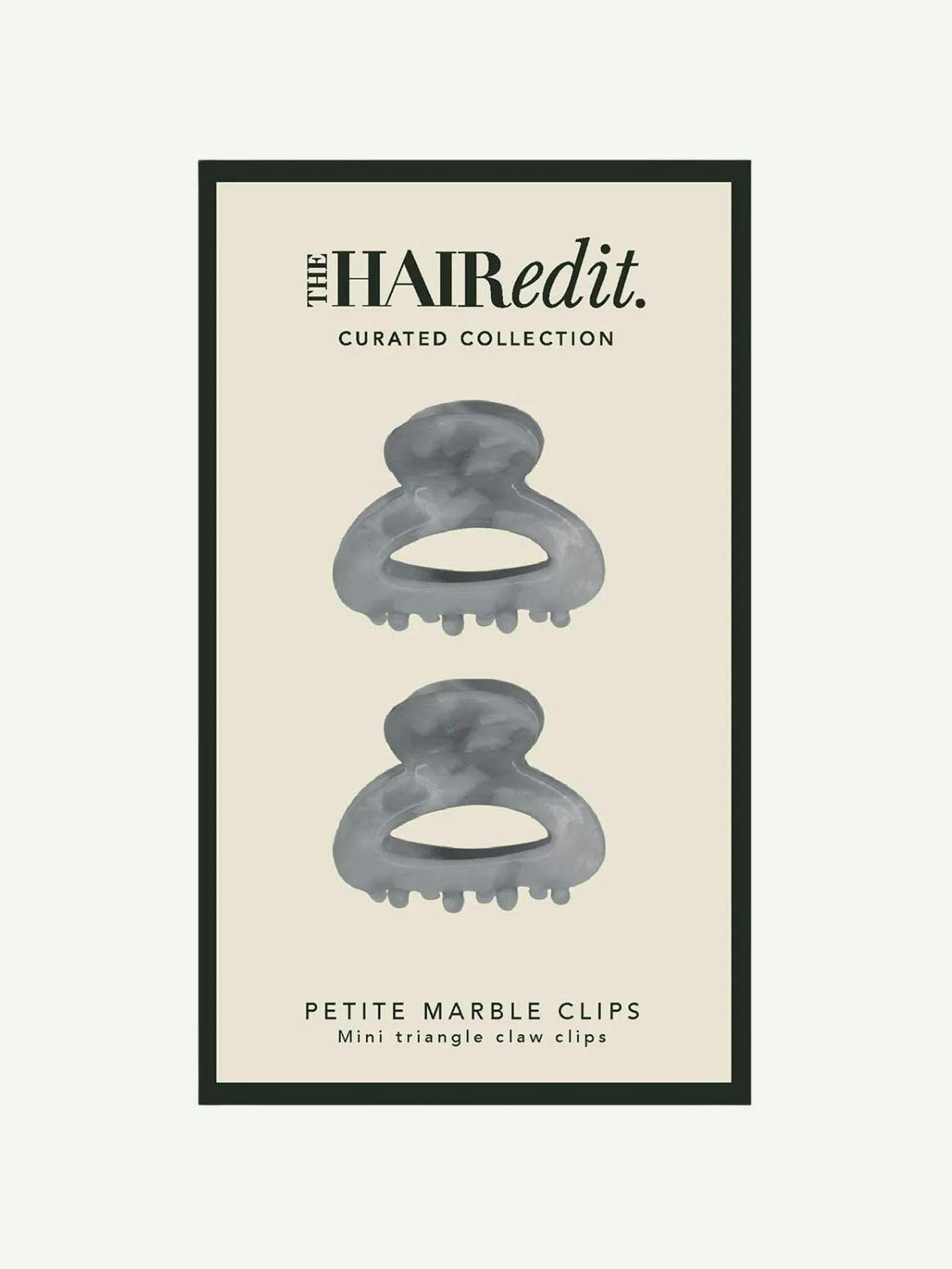The Hair Edit Petite Marble Clips