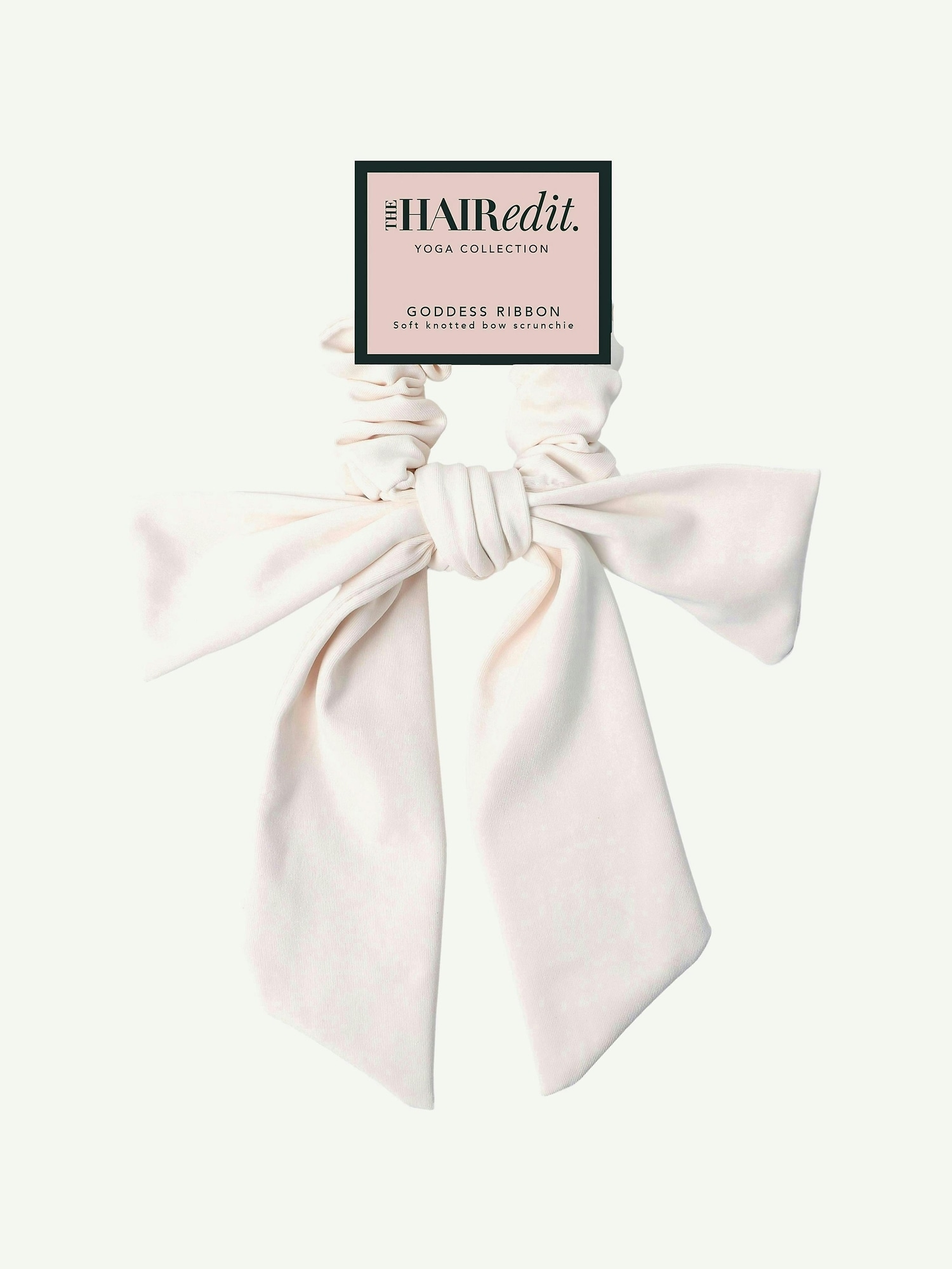 The Hair Edit Goddess Ribbon Bow Scrunchie