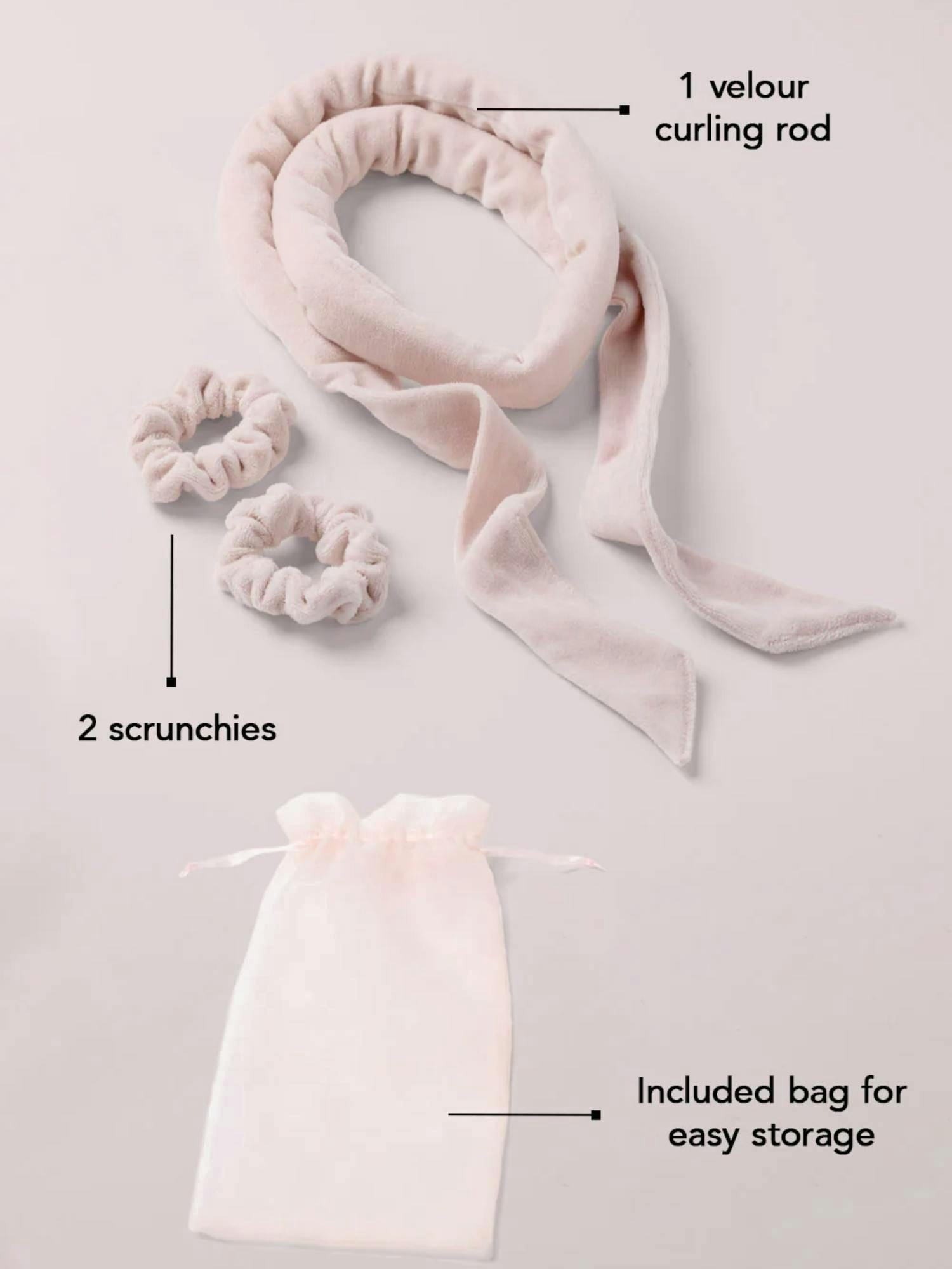 The Hair Edit Heatless Soft Ribbon Curl Set