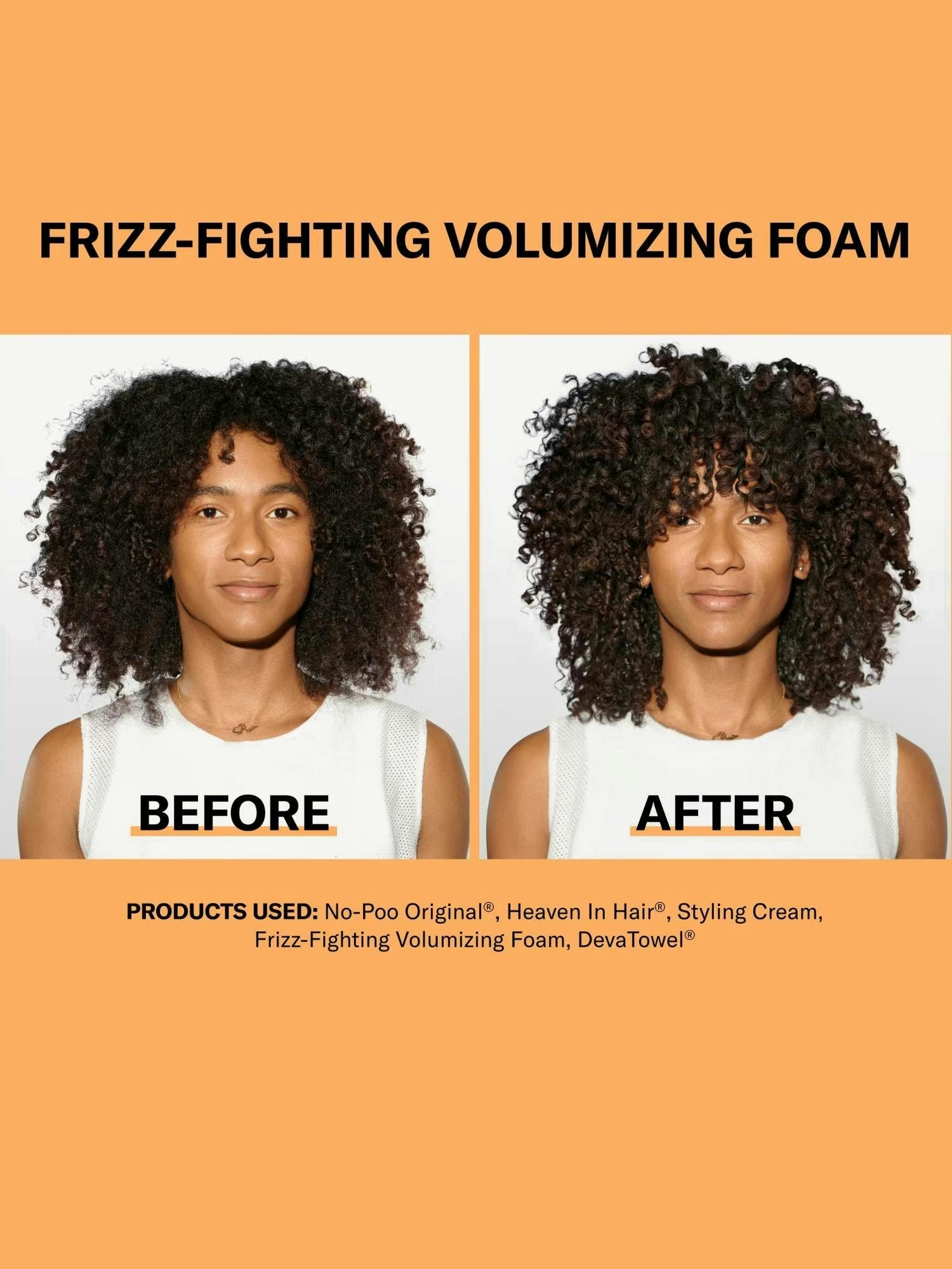 Devacurl Frizz-Fighting Volumizing Foam