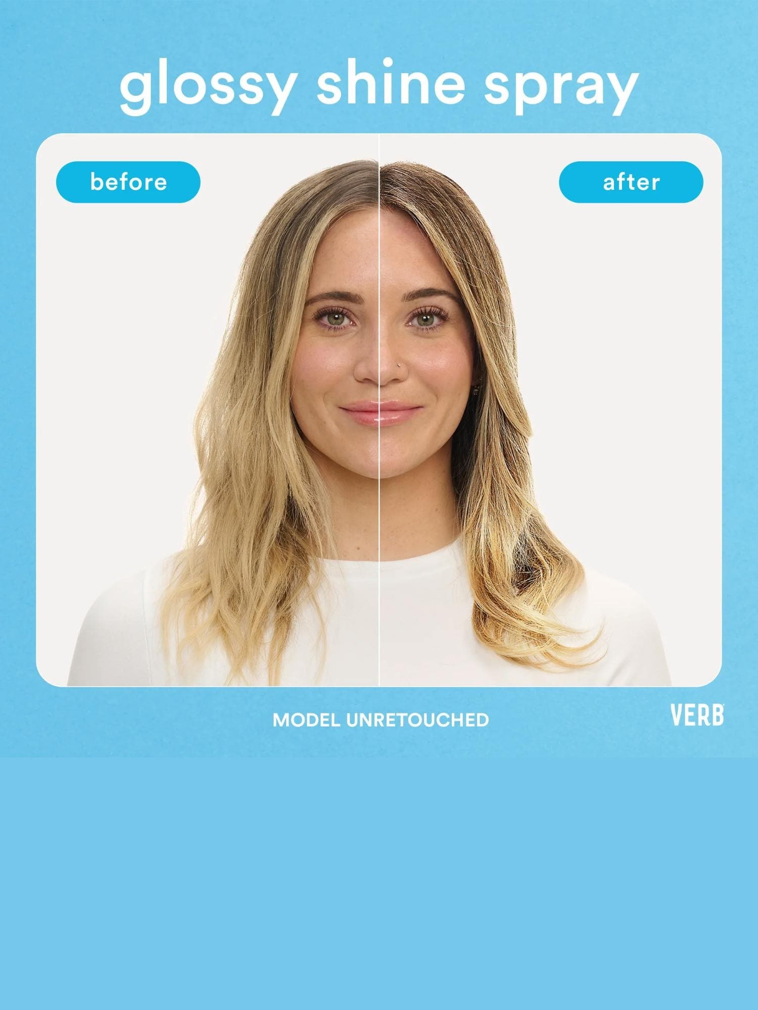 Verb Glossy Shine Spray With Heat Protection