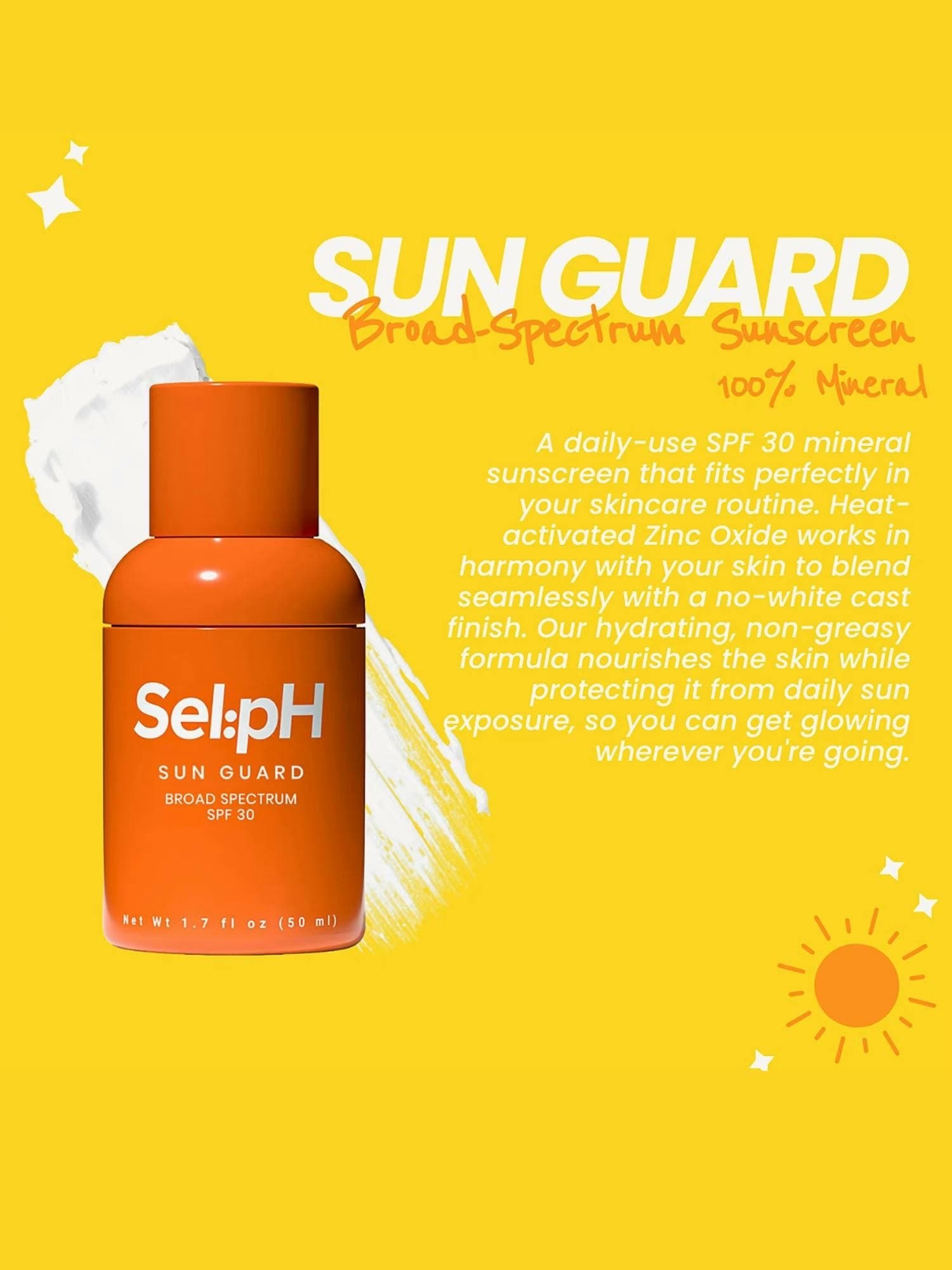 Selph Sun Guard SPF 30 Broad Spectrum Mineral Sunscreen