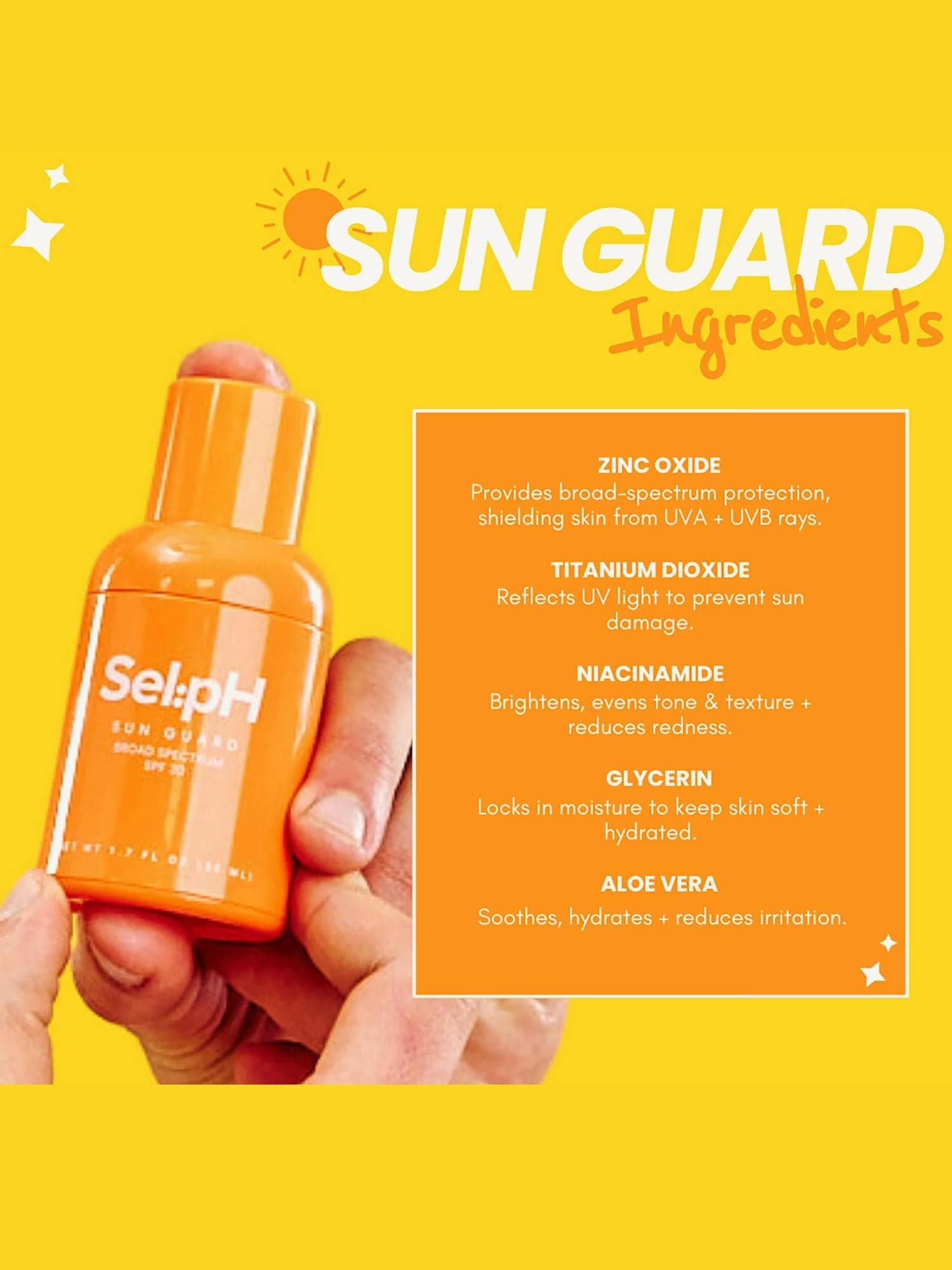 Selph Sun Guard SPF 30 Broad Spectrum Mineral Sunscreen