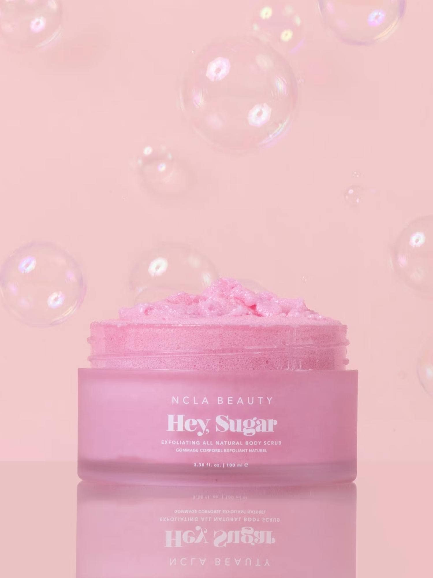 NCLA Hey Sugar Pink Champagne Discovery Size Body Scrub