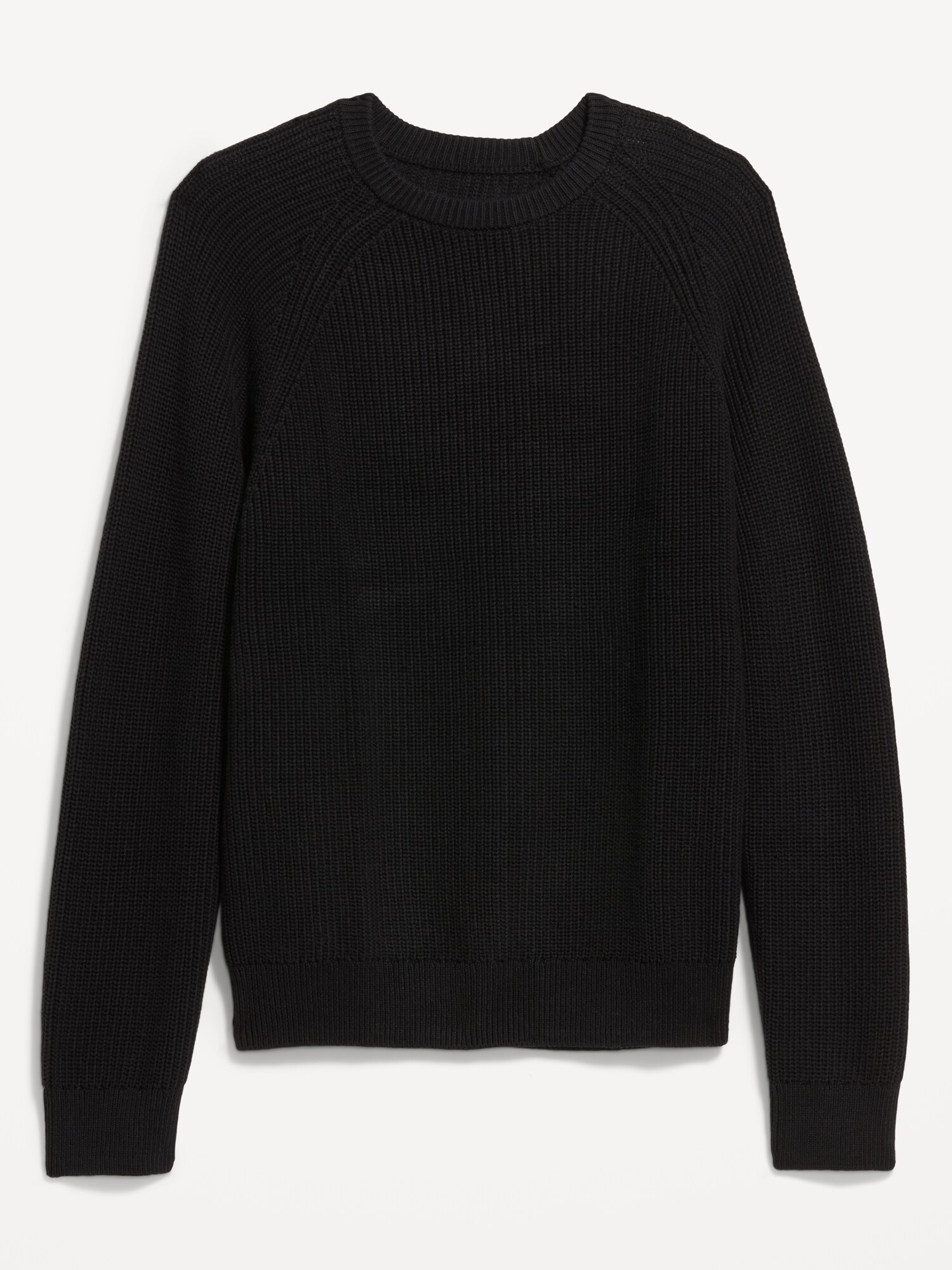 Мужской свитер Old Navy Crew-Neck, цвет: Чёрный — фото 4