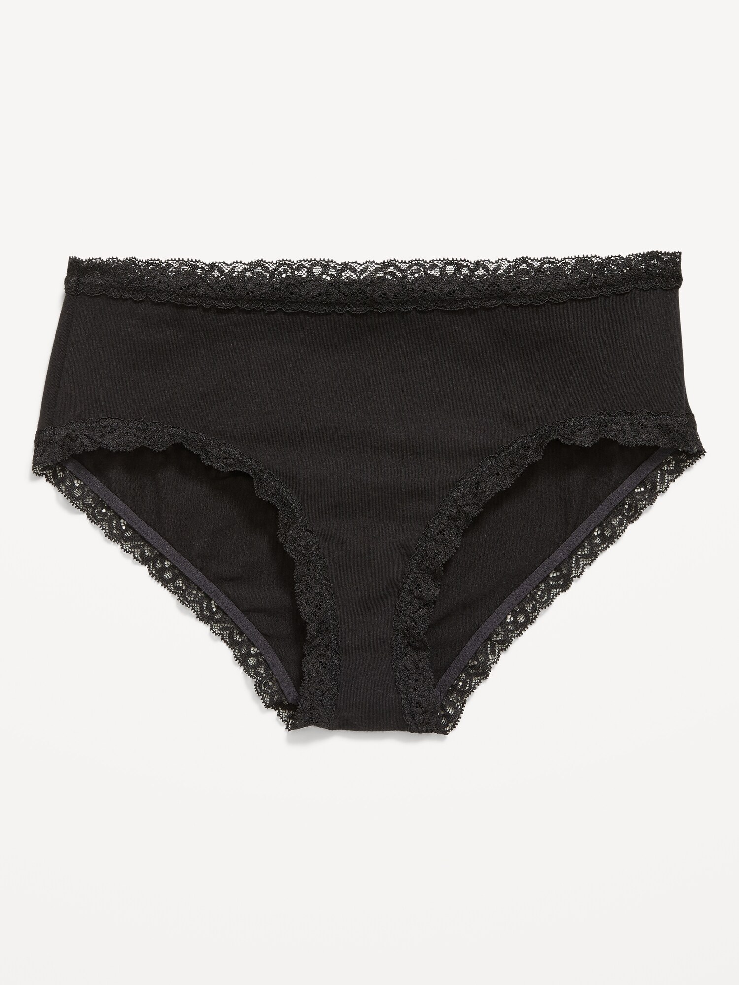 Трусы Hipster, кружевная отделка — Old Navy, цвет: Чёрный — фото 4