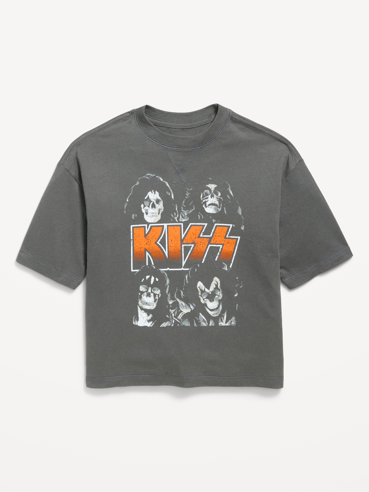Kiss™ Gender-Neutral Oversized Graphic T-Shirt for Kids