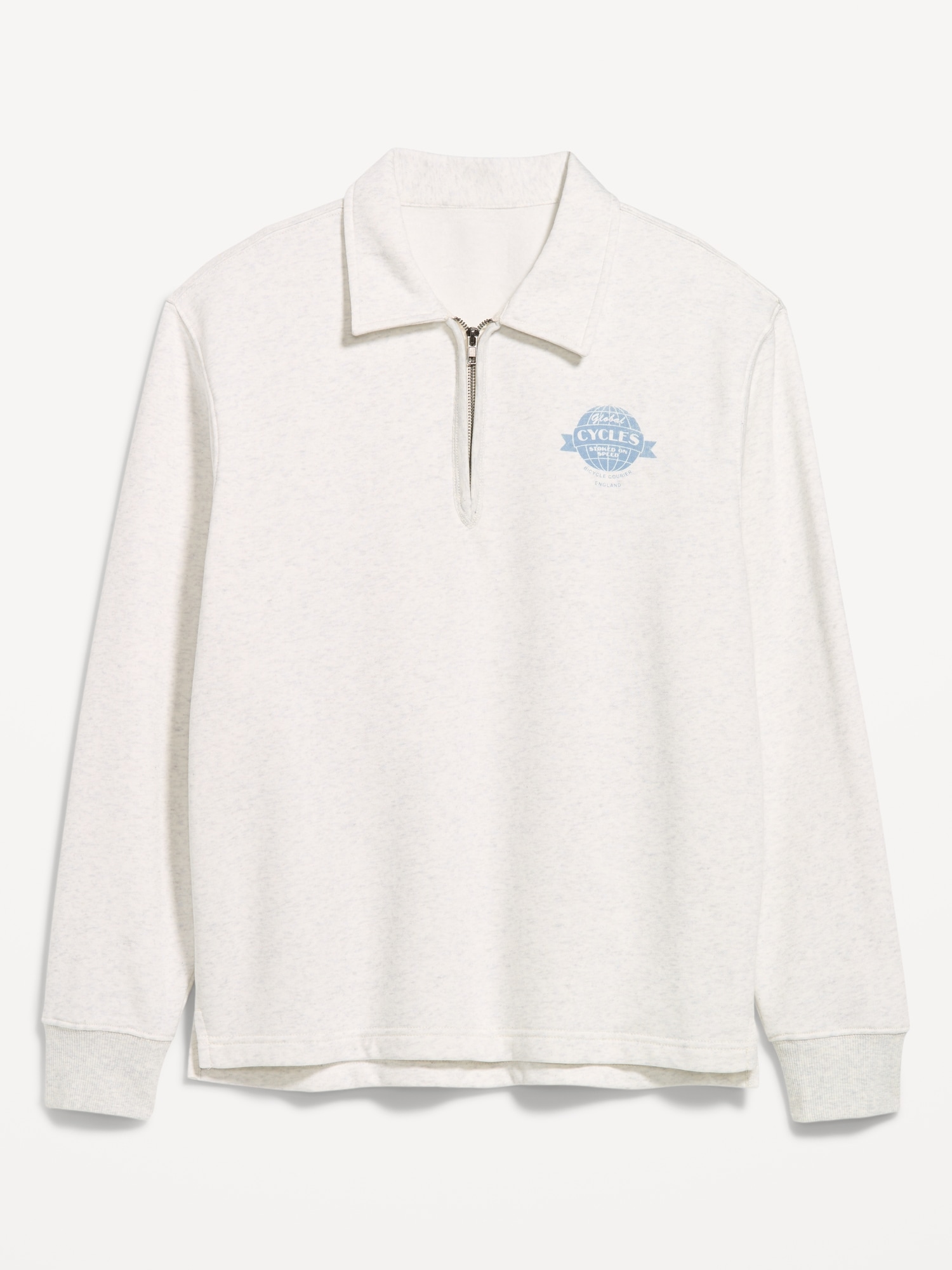Collared Fleece Quarter-Zip Pullover