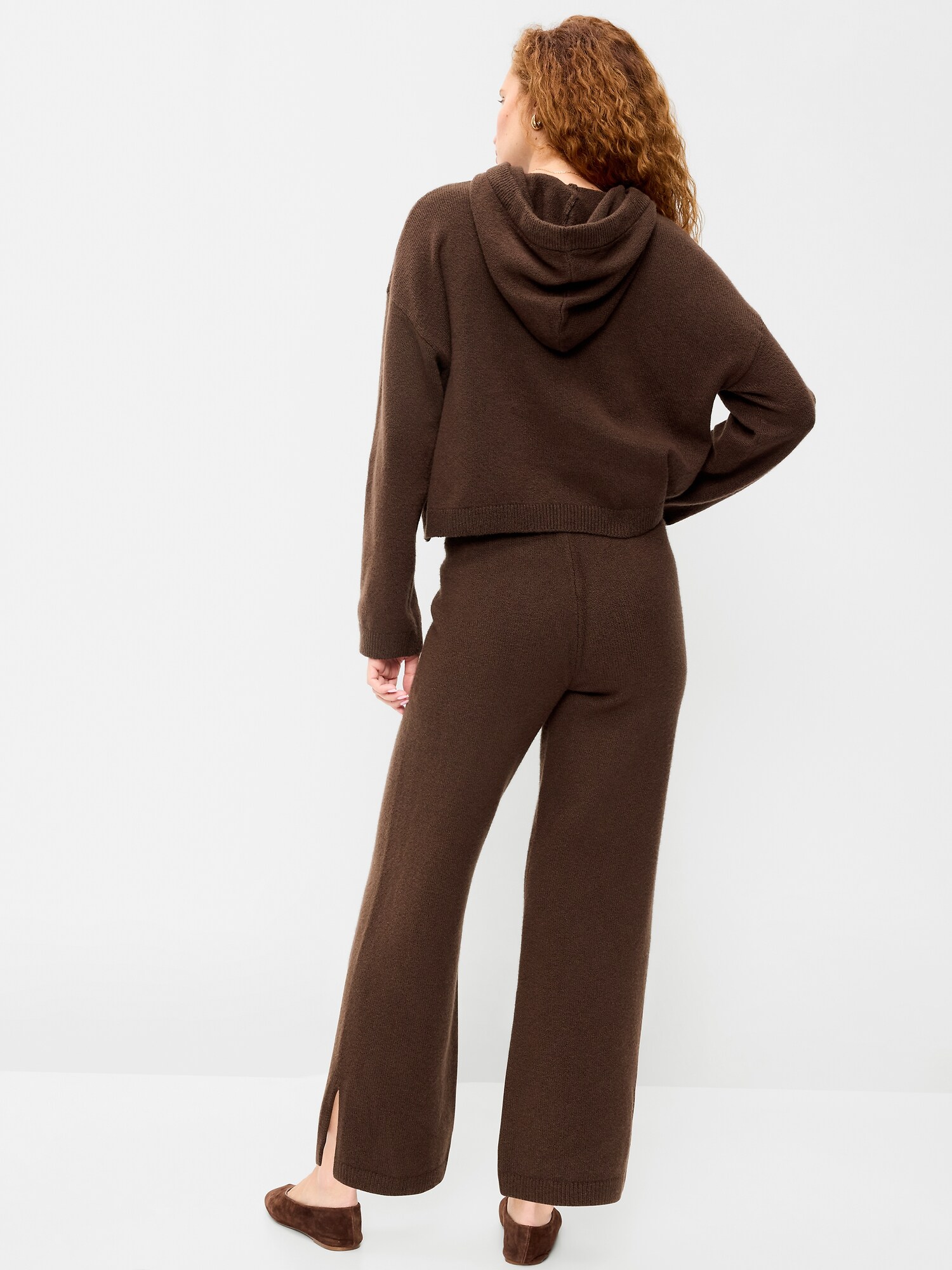 Женские брюки Old Navy SoSoft Wide-Leg Sweatpants, цвет: Earthen — фото 2