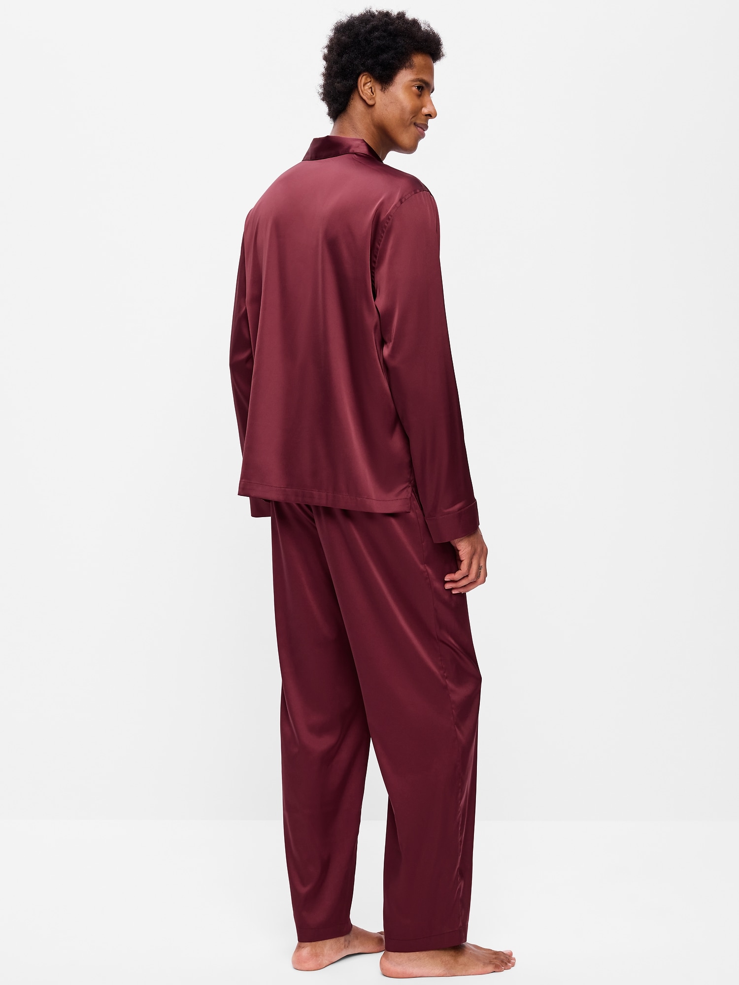 Satin Pajama Pant Set for Men