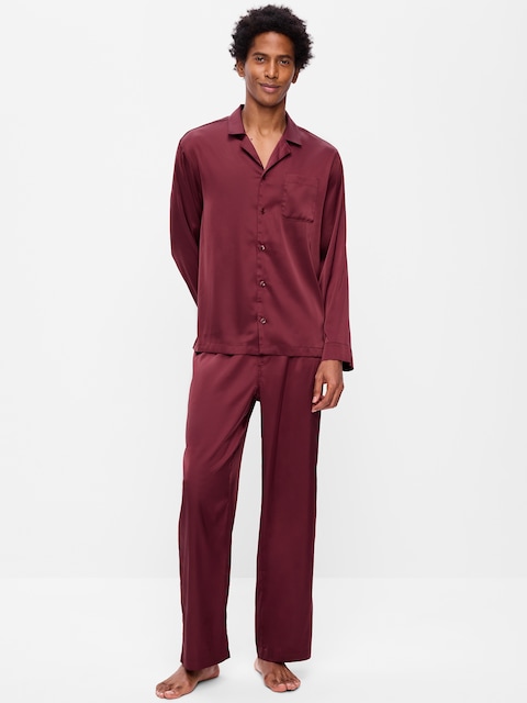 Satin Pajama Pant Set for Men