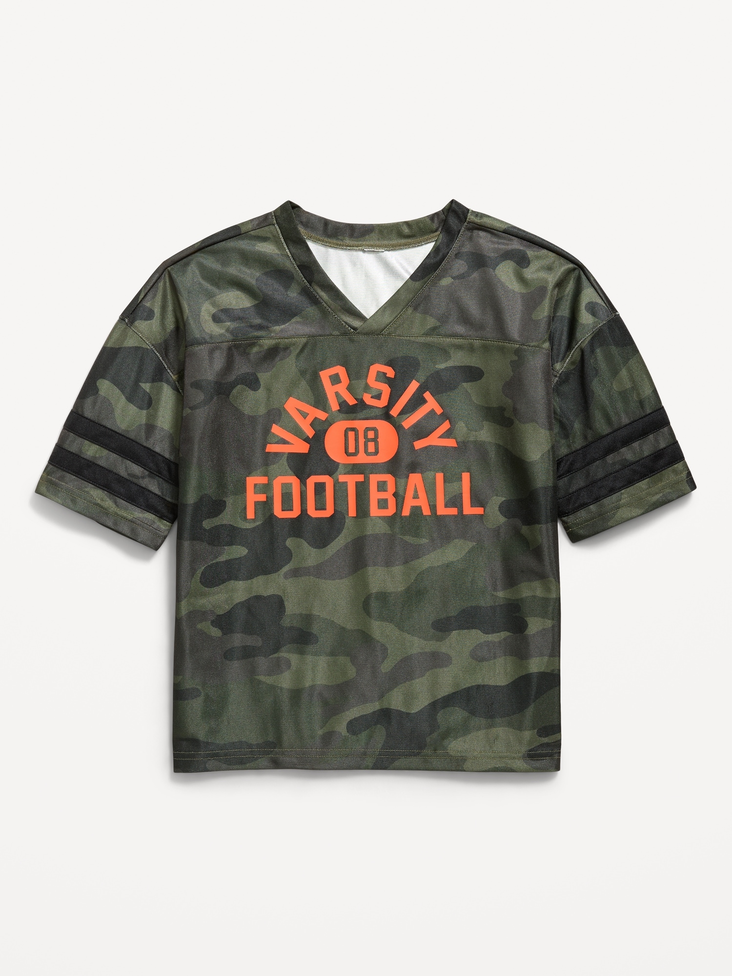 Oversized Football-Style Lifestyle Jersey T-Shirt for Boys