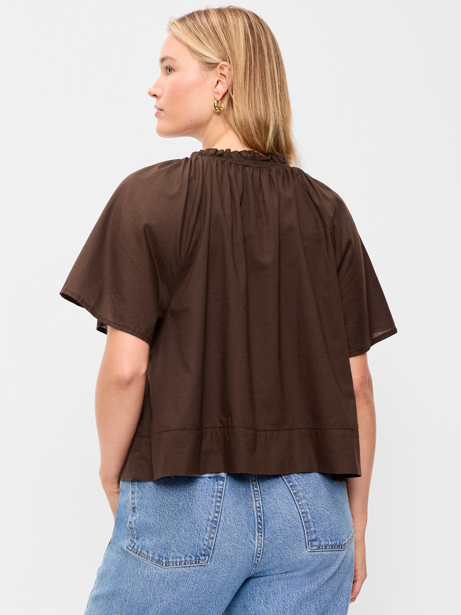 Loose Short-Sleeve Top