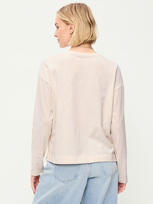 Vintage Long-Sleeve Crew-Neck T-Shirt | Old Navy