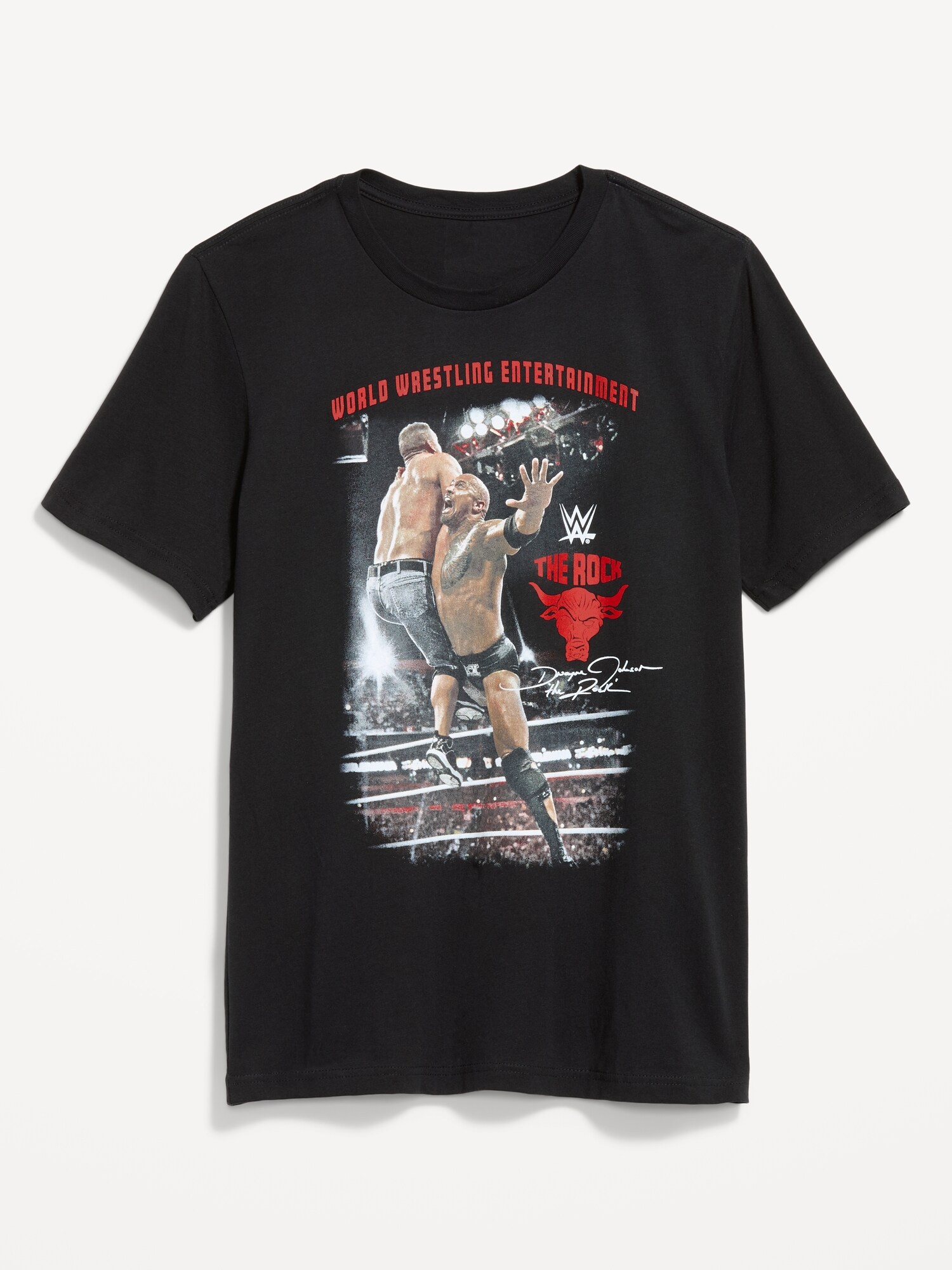 Мужская футболка Old Navy WWE® The Rock, цвет: Чёрный — фото 2