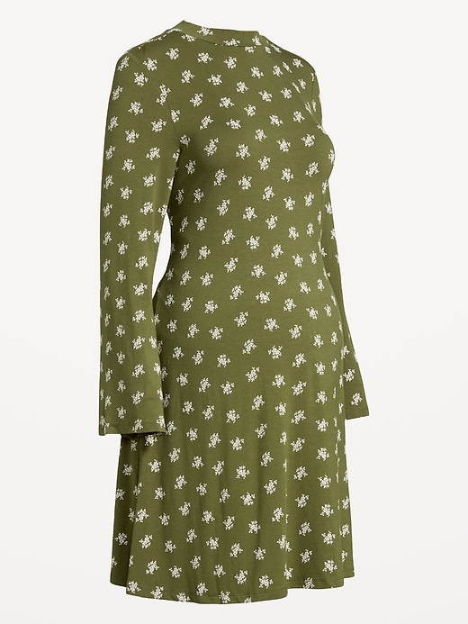 old navy green dress Maternity Mock-Neck Swing Mini bridal night out