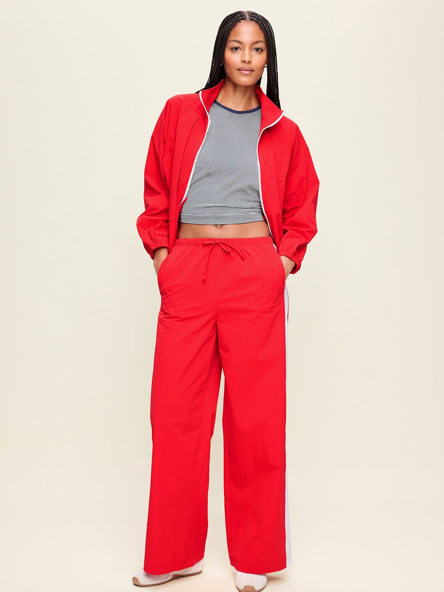 Женские брюки Old Navy High-Waisted TrekTech Lightweight Woven Active, цвет: Amaryllis — фото 2