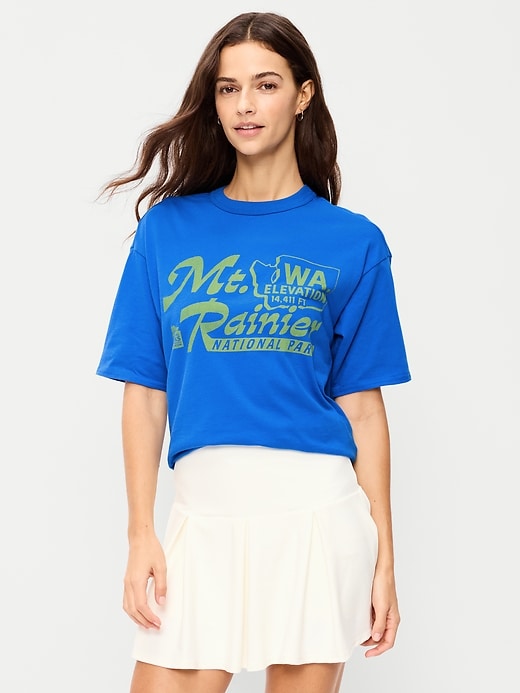 Mount Rainier National Park Loose T-Shirt | Old Navy