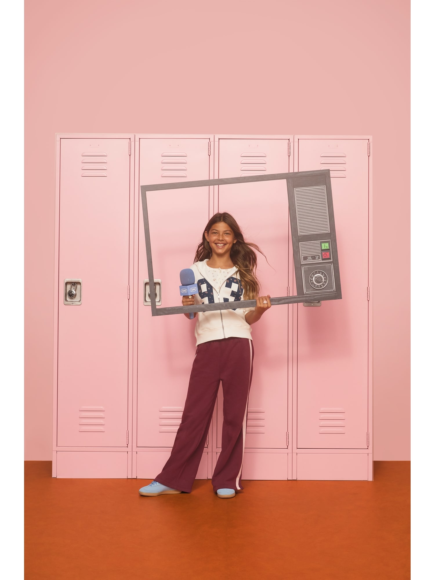 Super Baggy Wide-Leg Retro Sweatpants for Girls