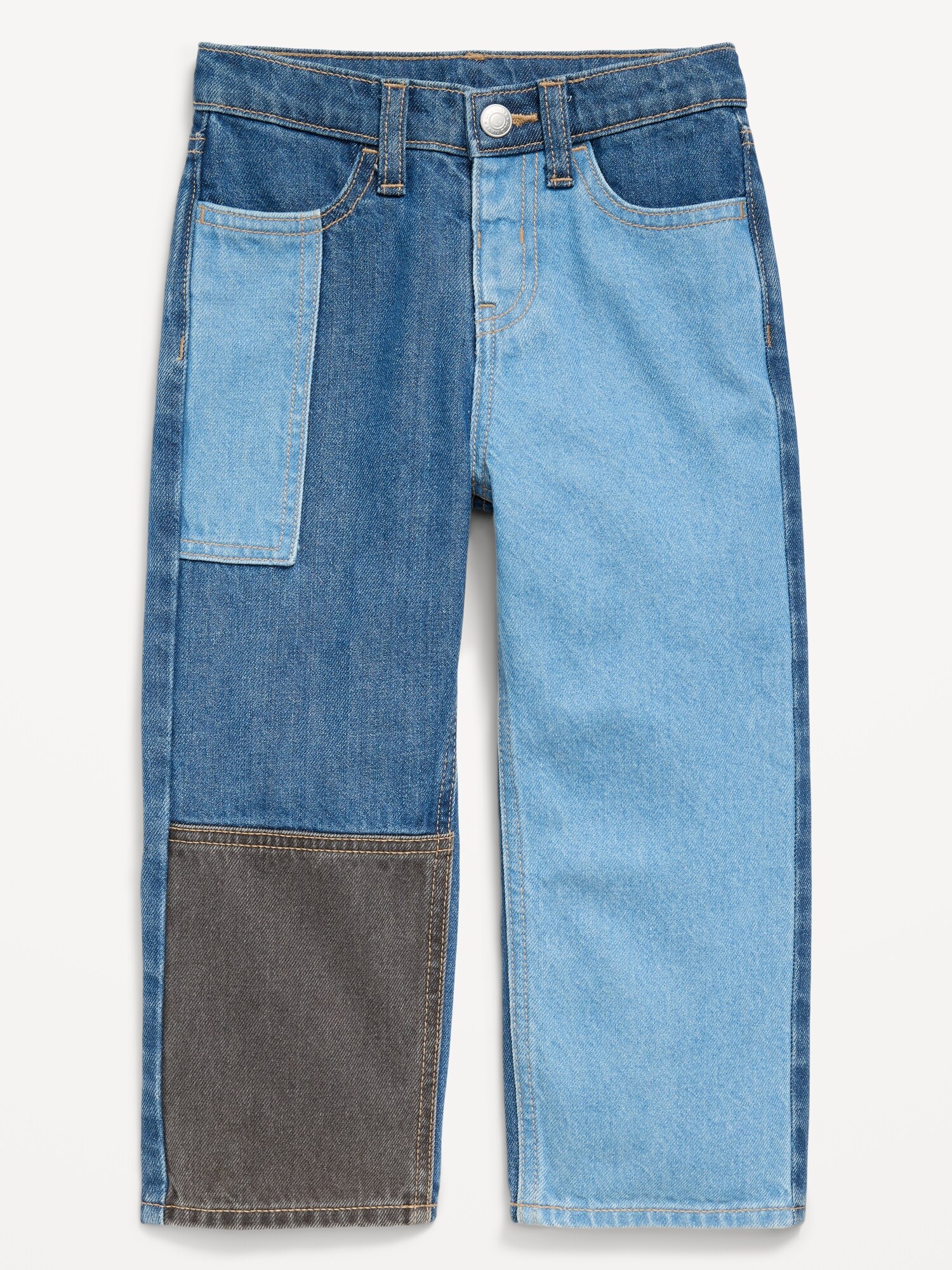 Джинсы Old Navy Baggy с заплатками для мальчиков-малышей, цвет: Blues — фото 3