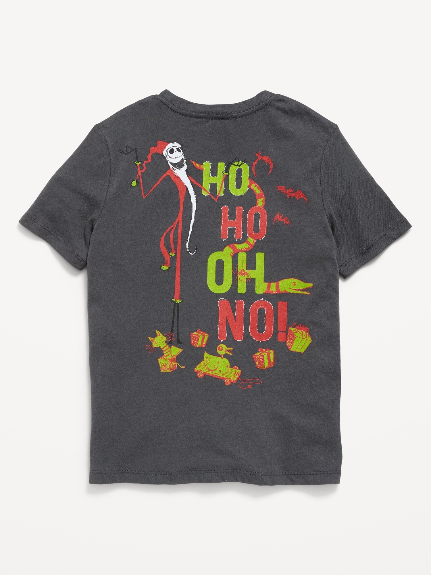 Детская футболка Old Navy Disney Jack Skellington унисекс с принтом, цвет: Panthers — фото 2