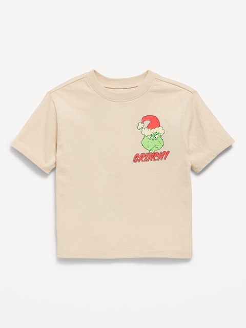 Dr. Seuss™ Grinch Oversized Unisex Graphic T-Shirt for Toddler