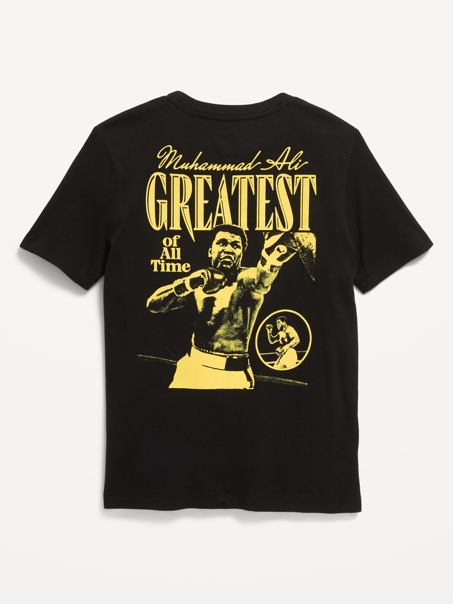 Детская футболка Old Navy Muhammad Ali™ Gender-Neutral Graphic, цвет: Чёрный — фото 2