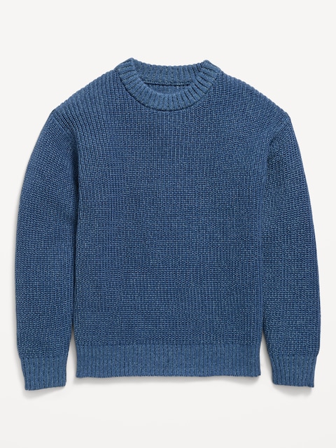 Oversized Crew-Neck Sweater for Boys