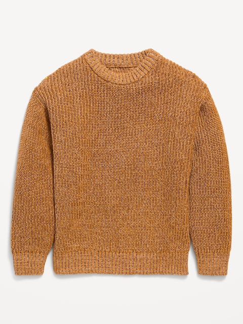 Oversized Crew-Neck Sweater for Boys