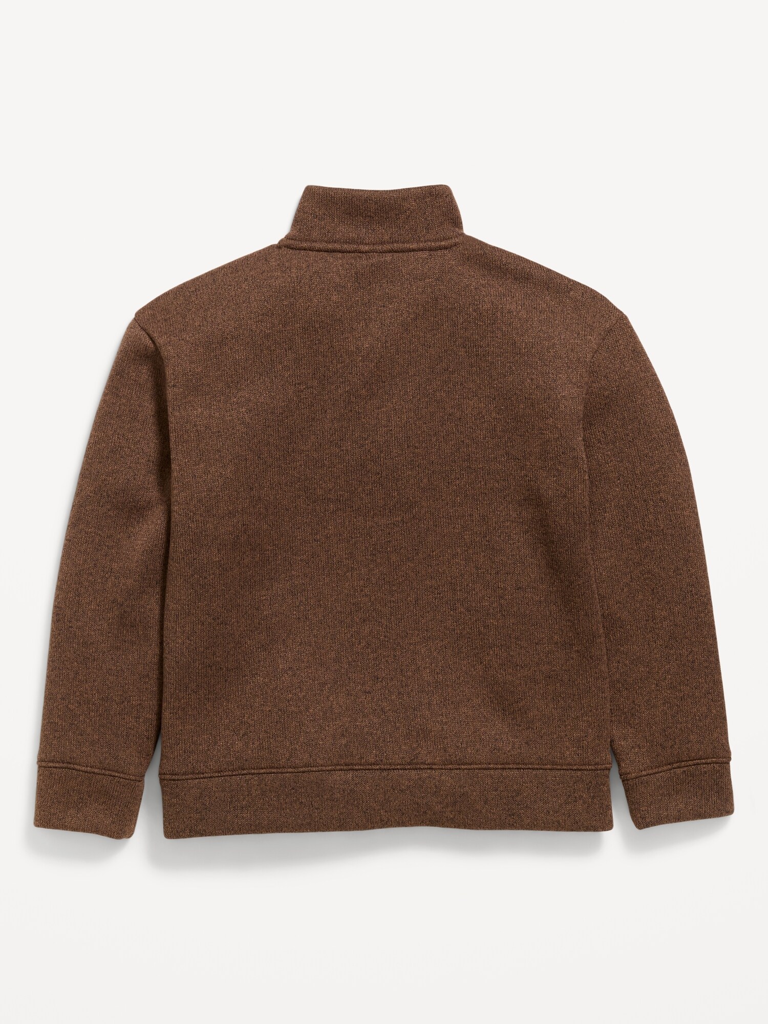 Свитер Old Navy Sweater-Fleece Quarter-Zip для мальчиков, цвет: Тёмный орех — фото 2