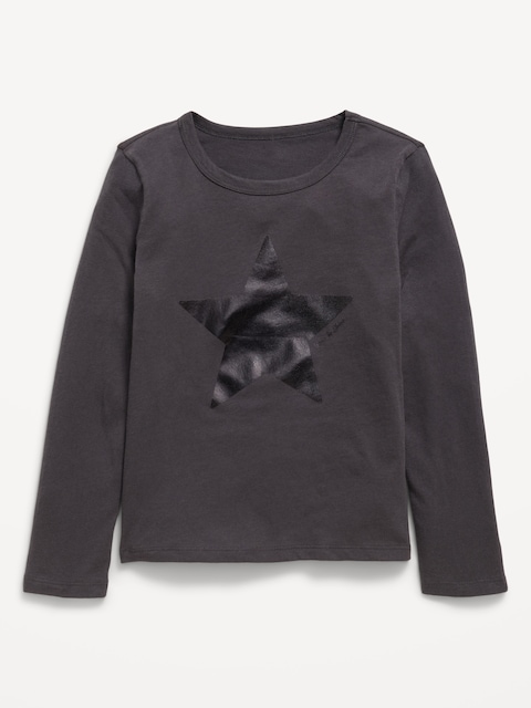 Long-Sleeve Graphic T-Shirt for Girls