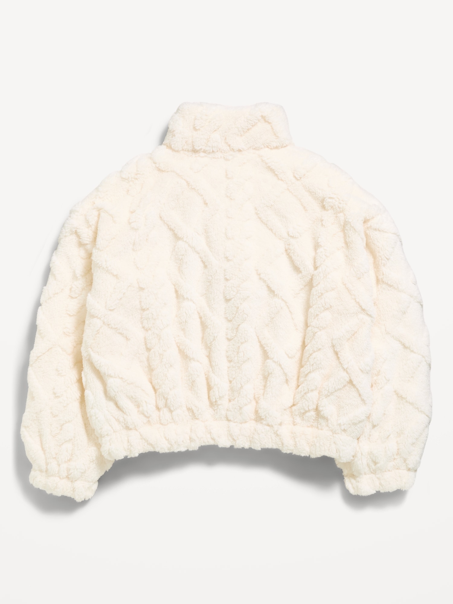 Oversized Sherpa Jacket for Girls