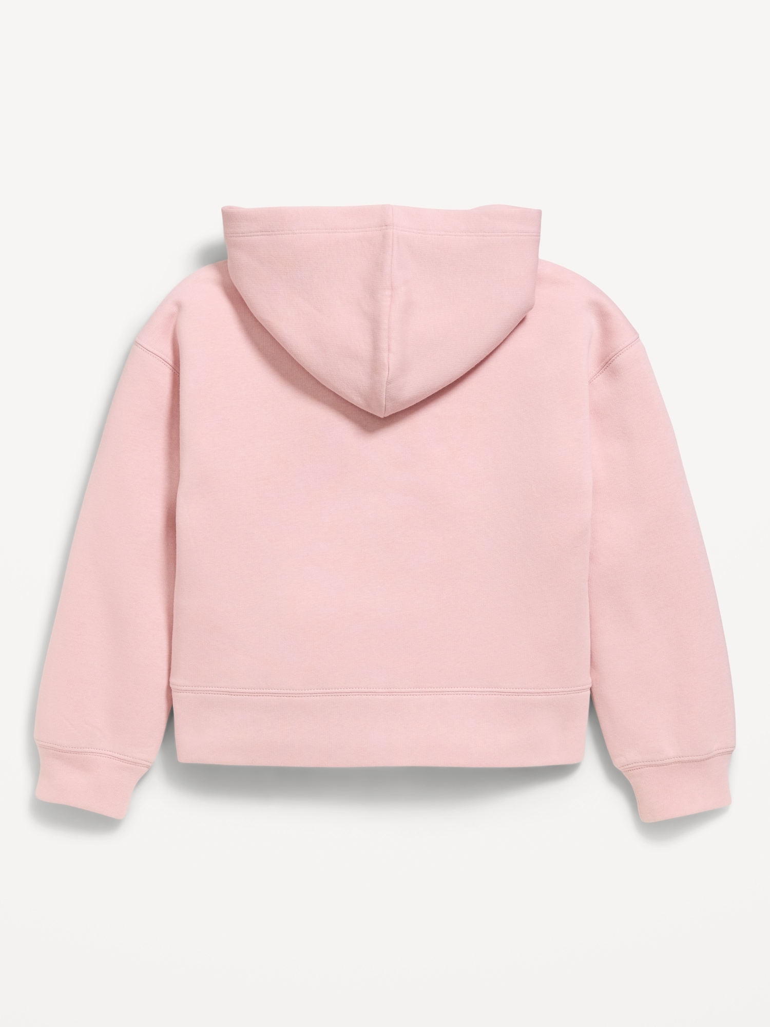 Logo Graphic Sherpa-Lined Zip Hoodie for Girls