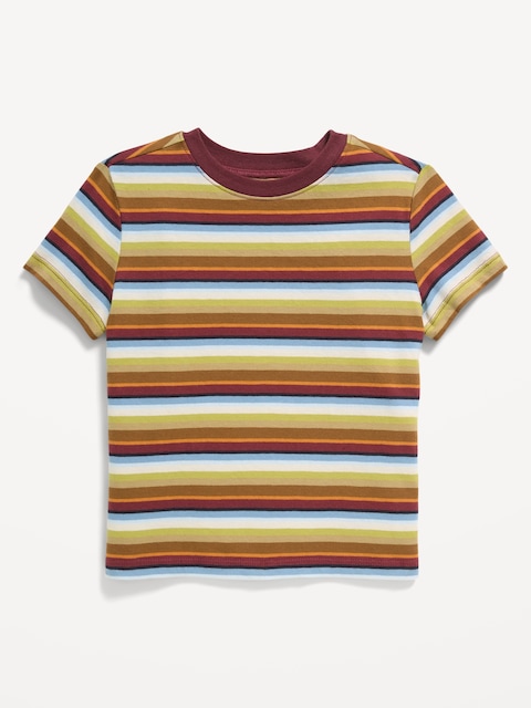 Short-Sleeve Striped T-Shirt for Toddler Boys