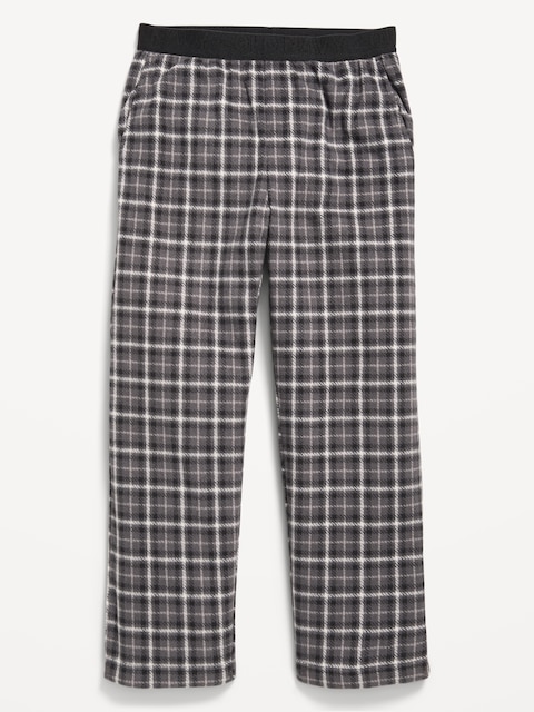 Gender-Neutral Microfleece Pajama Pants for Kids