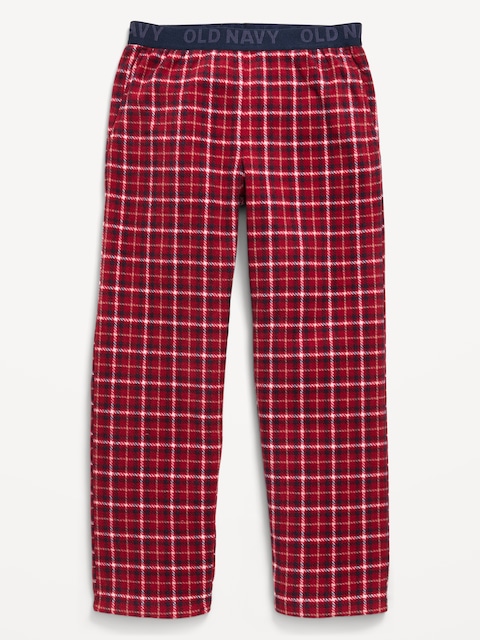 Gender-Neutral Microfleece Pajama Pants for Kids