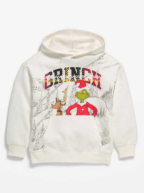 Dr. Seuss™ Grinch Gender-Neutral Oversized Pullover Hoodie for Kids