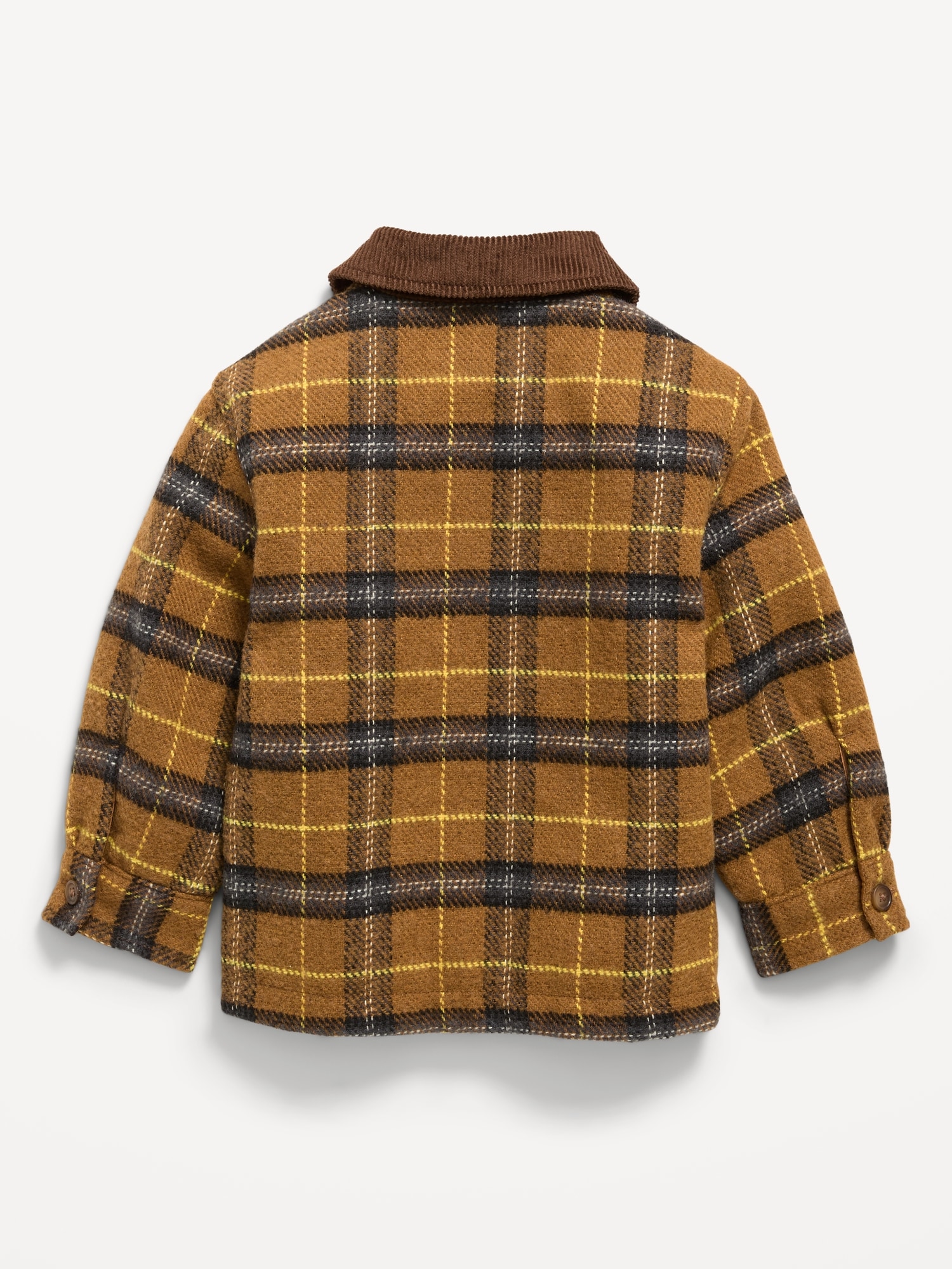 Plaid Shacket for Toddler Boys