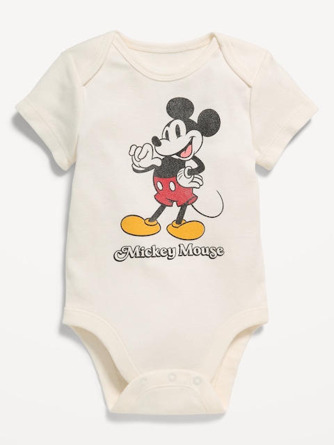 Disney© Unisex Short-Sleeve Graphic Bodysuit for Baby