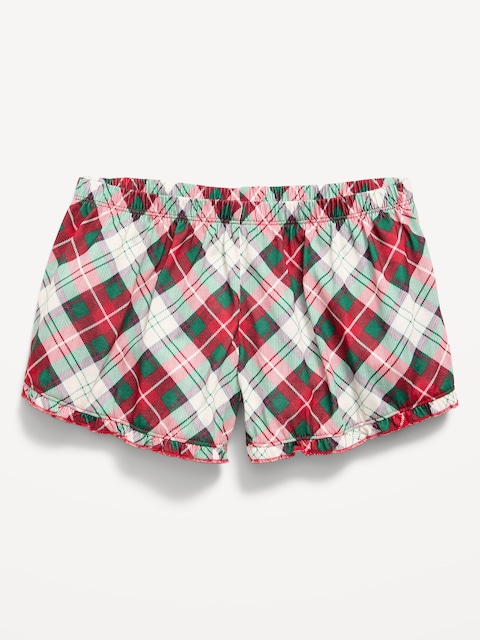 Ruffled Pajama Shorts for Girls