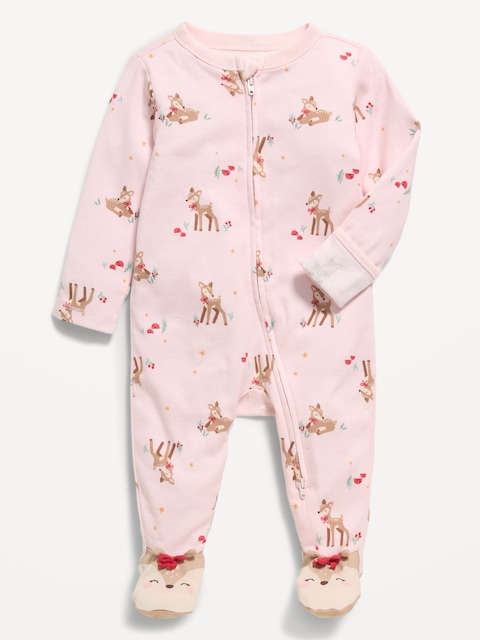 Snug-Fit 2-Way-Zip Sleep & Play Footed One-Piece for Baby