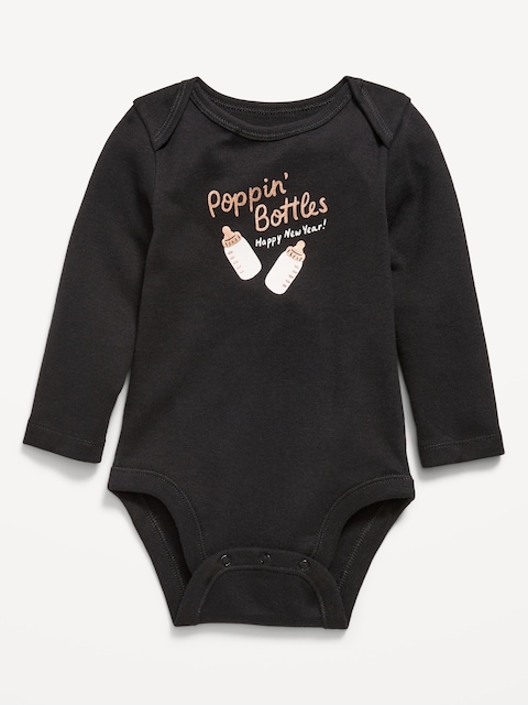 Long-Sleeve Graphic Bodysuit for Baby