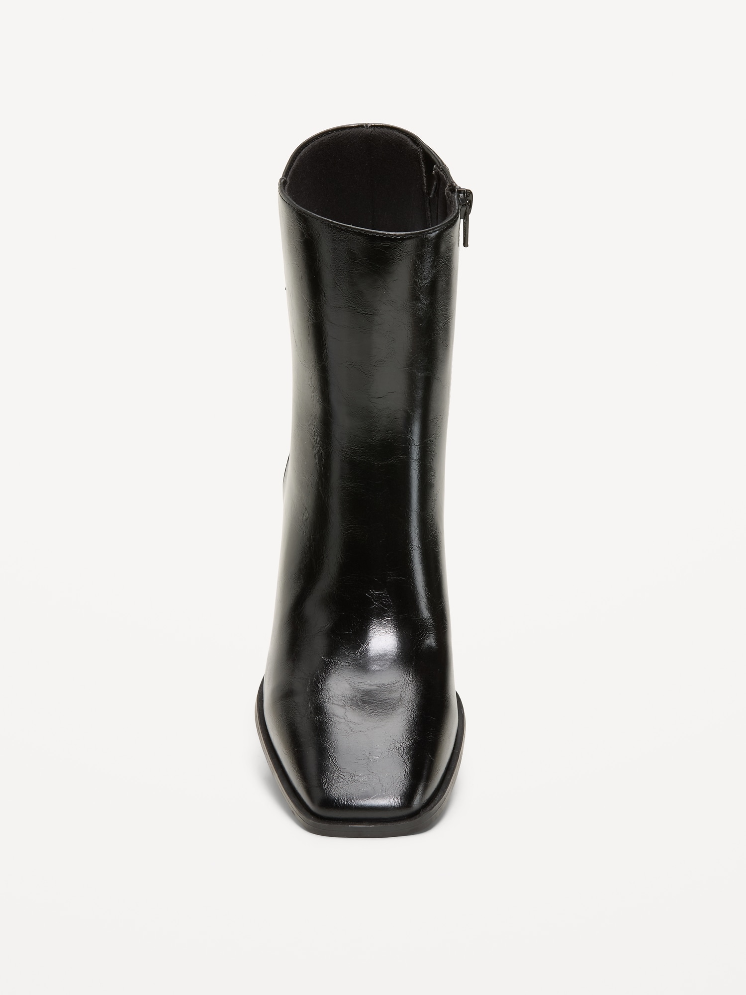 Square-Toe Block-Heel Boots for Women