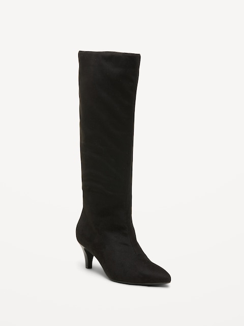 Tall Kitten-Heel Boots for Women