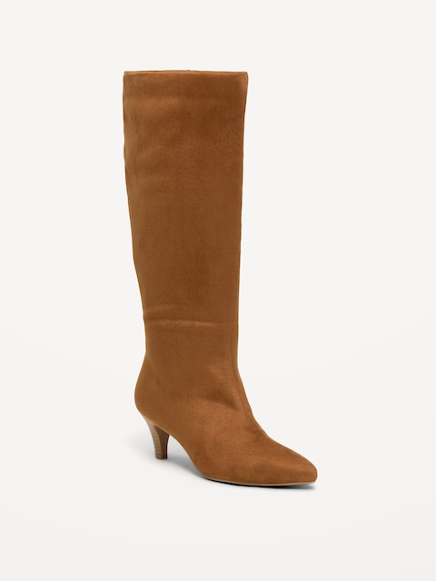 Tall Kitten-Heel Boots for Women